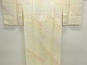 斜め縞模様長襦袢